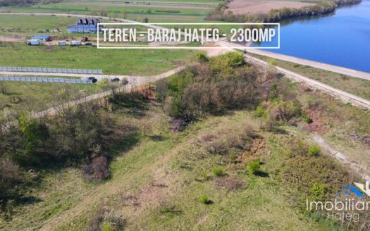Teren intravilan – Hateg (zona baraj) | 2.300 mp | Front 22 ml